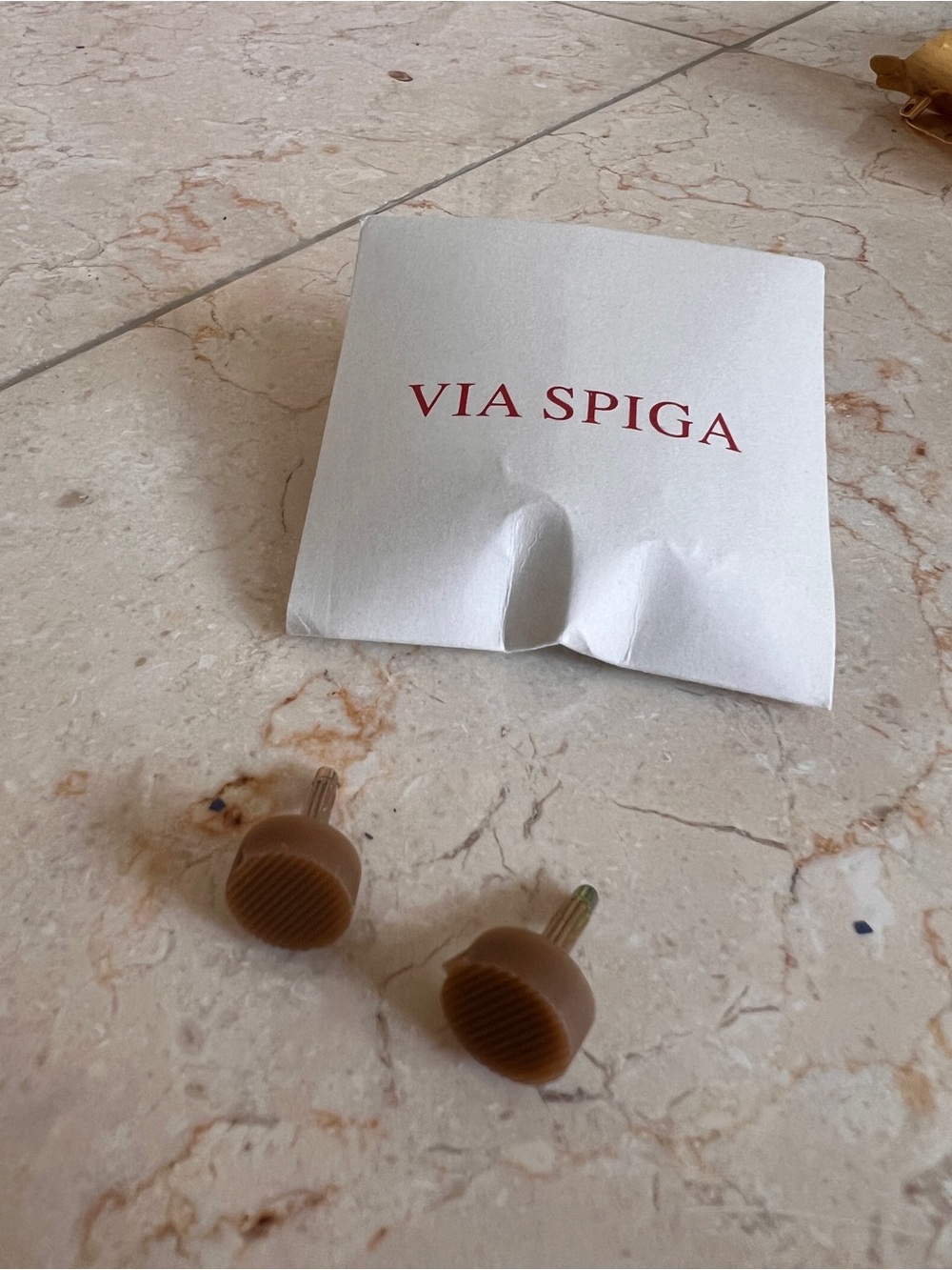 Via Spiga Replacement Heel Tips Taps – New in Original Envelope